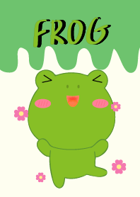 I Love So Cute Frog theme
