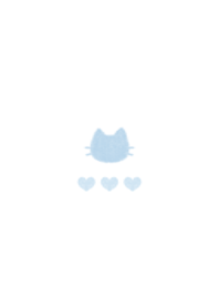 cat&heart(white&blue)