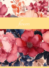brown & yellow 香る花たち