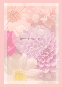Flowers and hearts. Colorful 65