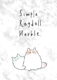 Simple ragdoll marble.