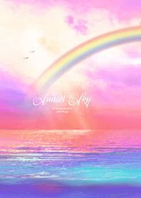 Sunset sky Healing beach2