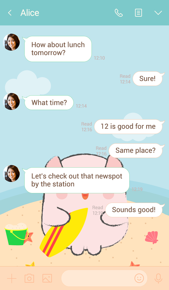 Summer Fat Pig theme