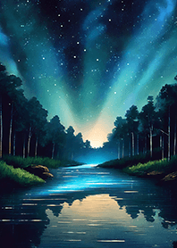 Beautiful starry night view#1360