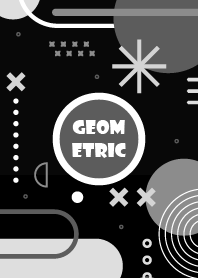 Comic Geometric Black
