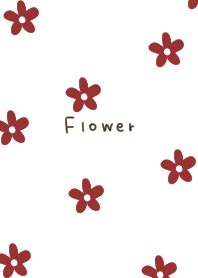 Bordeaux floral pattern.