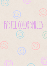 Pastel color smiles
