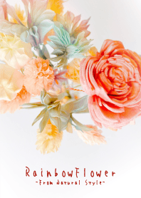 Rainbow Flower 3 / Natural Style