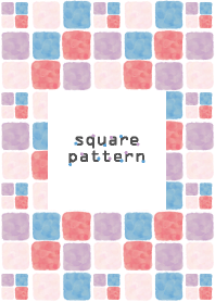 square pattern14- watercolor- joc