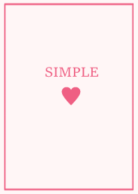 SIMPLE HEART =peachpink=