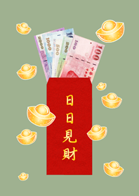 เห็นเงินทุกวัน˙รวย(เทาเขียว)