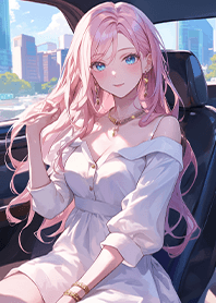 A beauty in the passenger seat JP