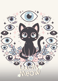 แมวนำโชค &ดวงตาปีศาจ (สีเทา)