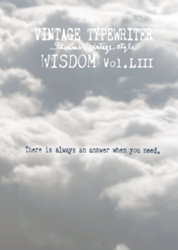 VINTAGE TYPEWRITER WISDOM Vol.LIII