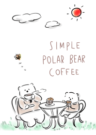 simple Polar bear coffee
