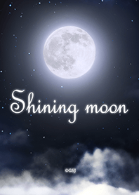 Shining moon from Japan