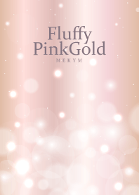 Fluffy-Pink Gold HEART 15