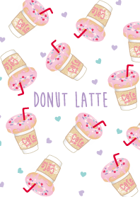 Donut latte pink