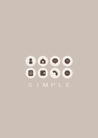 SIMPLE(beige brown)V.464b