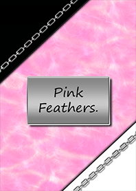 Pink color feathers