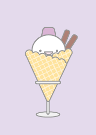 11: Ice Cream: Purple Snowman