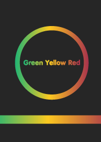 Green Yellow Red in black (Circle)