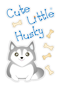 Cute Little Husky 2 (White V.4)