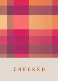 CHECKED RED ORANGE - BROWN 4