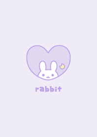 兔子 月亮 [紫色]