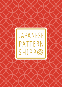JAPANESE PATTERN -SHIPPO-[RED]