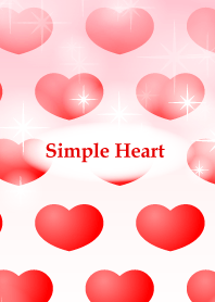 Simple Heart -Red1