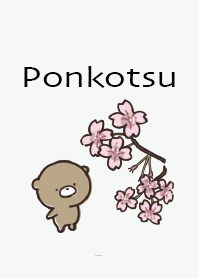 สีเทา : หมีฤดูใบไม้ผลิ Ponkotsu 3