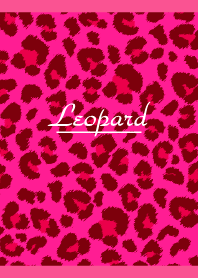 Leopard pattern:vivid pink WV