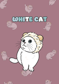 whitecat2 - dusty rose .jp