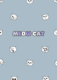 neko head7 - light steel blue