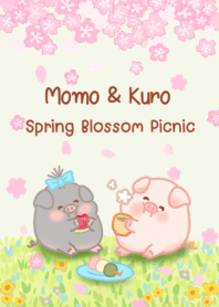 Momo & Shiro:Spring Blossom Greenversion
