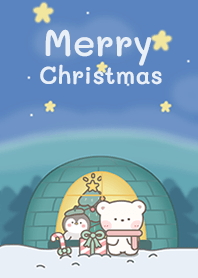 Bear and Penquin on Christmas Day!