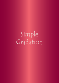 Simple Gradation -GlossyRed 8-