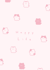小貓咪. dull pink