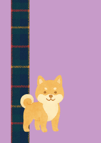 Cool Shiba Inu01 on light purple
