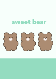 sweet bear -mintgreen-