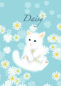 White Cat Daisy