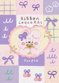 Ribbon Coquette ( purple )