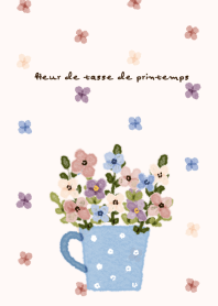 春のマグフラワー♡fleur de tasse