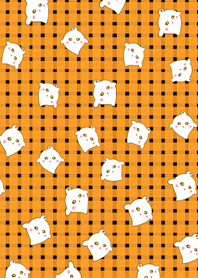 Cute Ghost in Halloween Day background