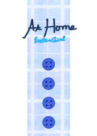 pajamas at home - blue