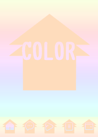 beige color rainbow T09