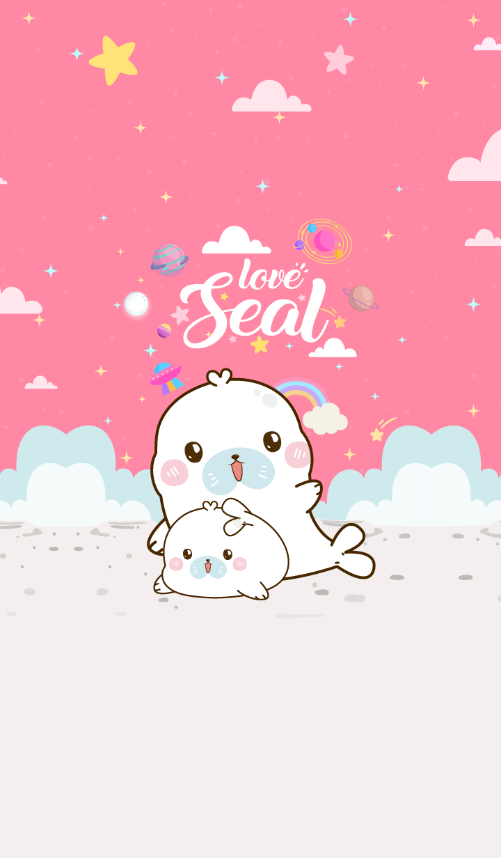 Cute Seal Lover Cute Pink