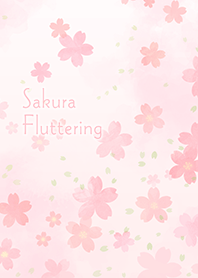 Sakura fluttering