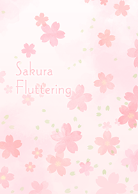 舞う桜